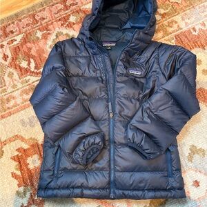 Patagonia Kids Dark Blue Puffer Coat